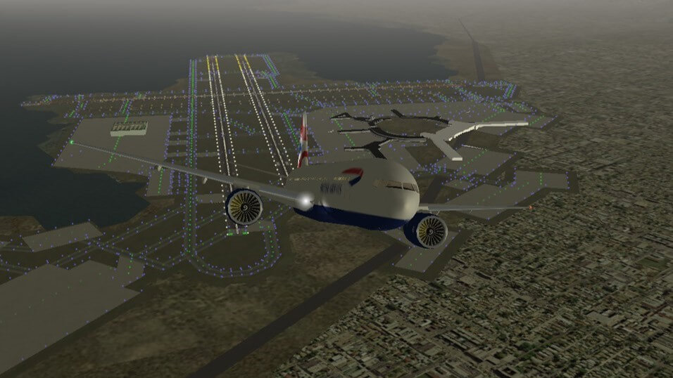A screenshot of FlightGear